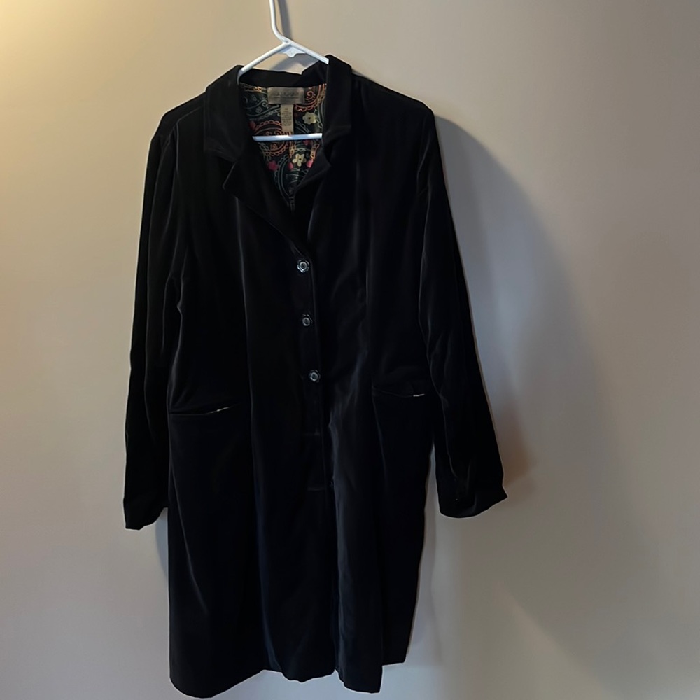 Black velvety Uniform John Paul Richard jacket